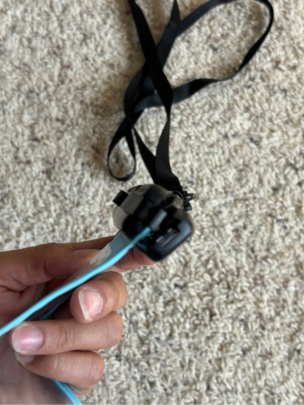 Waterproof Phone Dry Bag Pouch with Lanyard - Light Blue